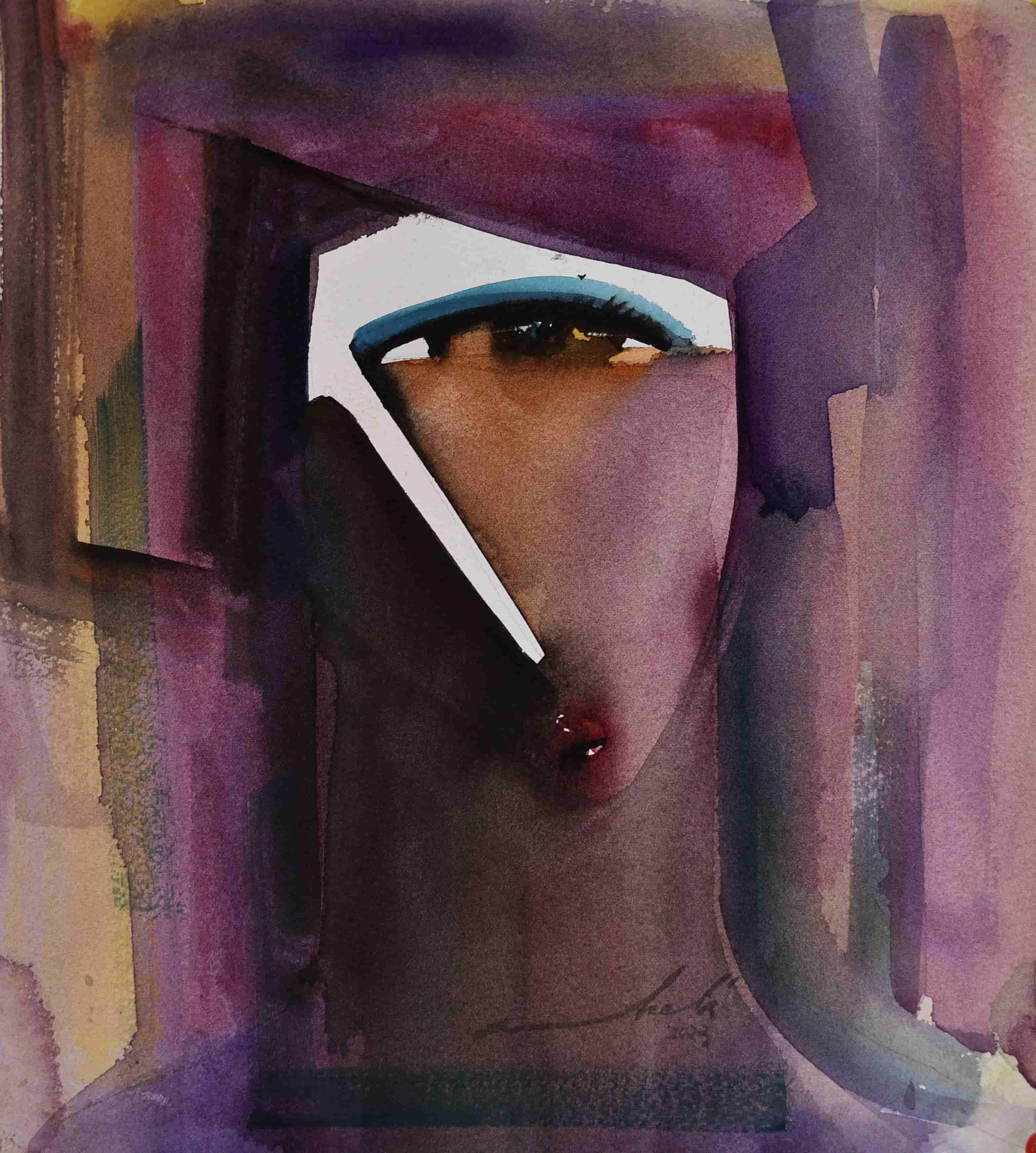 Abstracted Facial Detail Ii