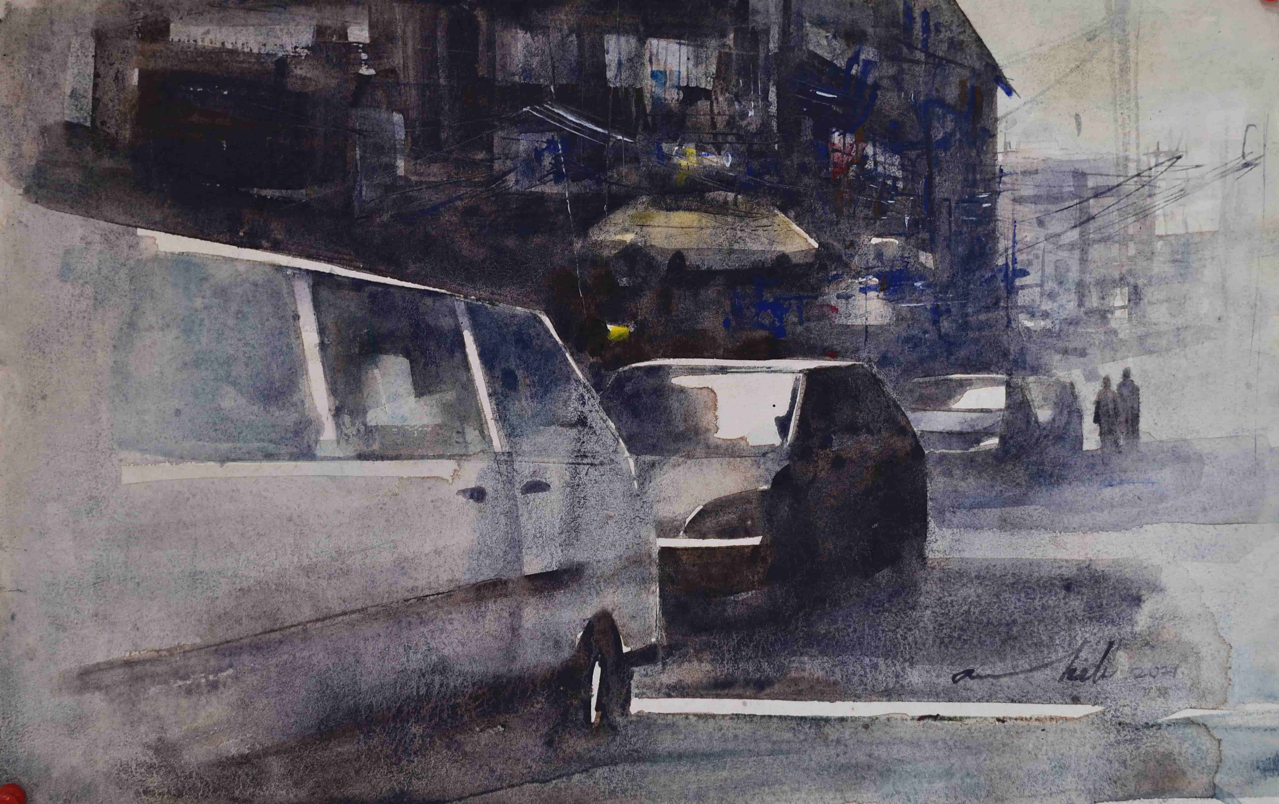 Close-up Of A Parked Van