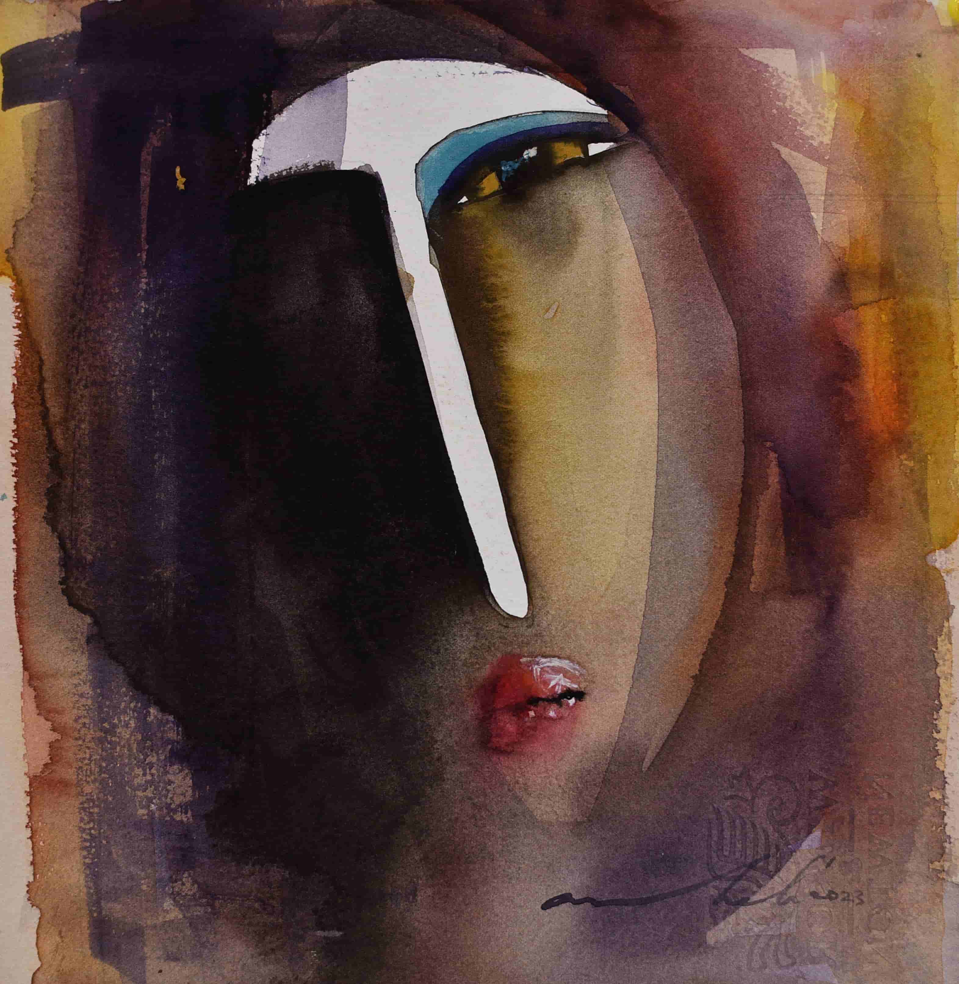 Abstracted Facial Detail I