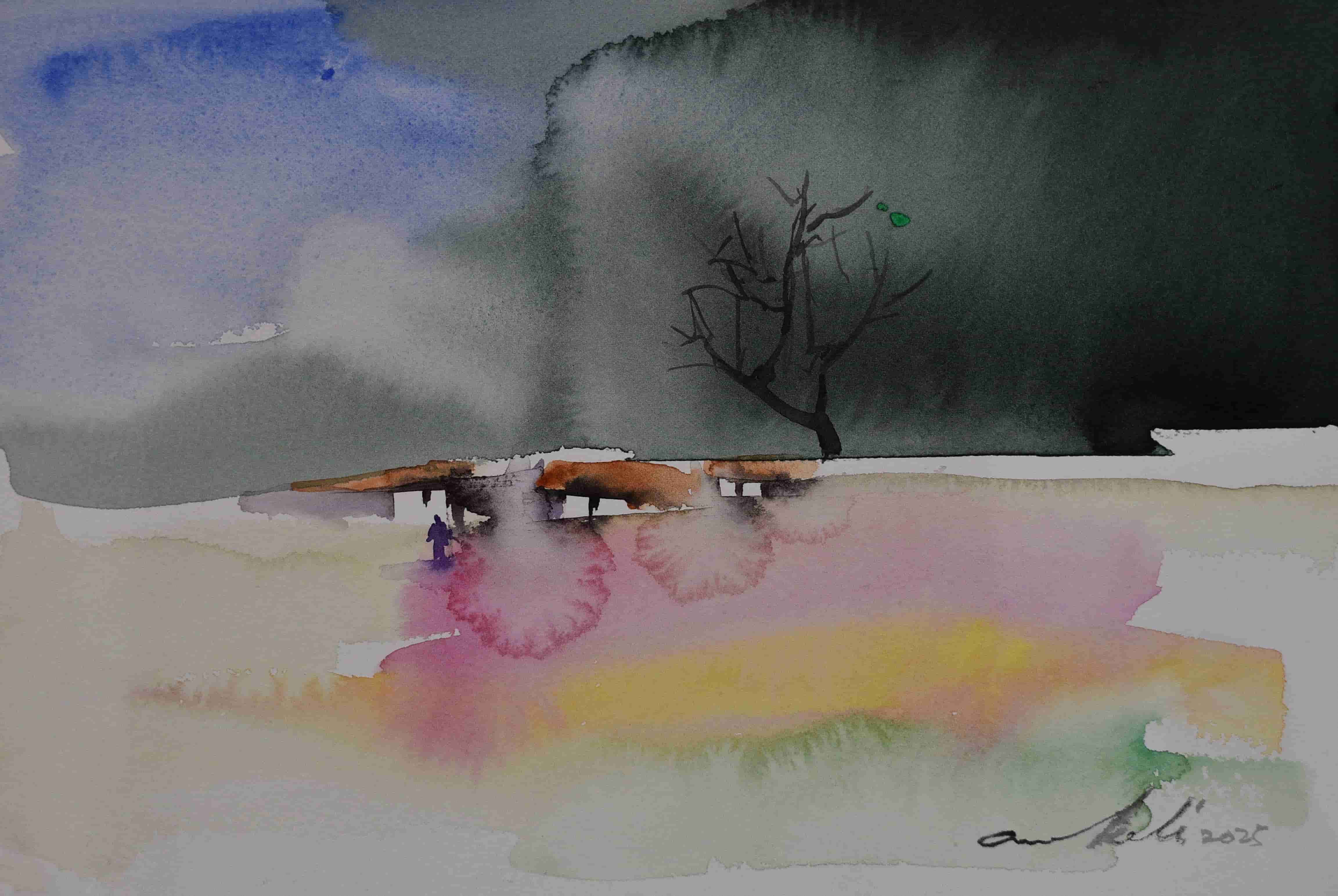 Tree On The Winter's Edge