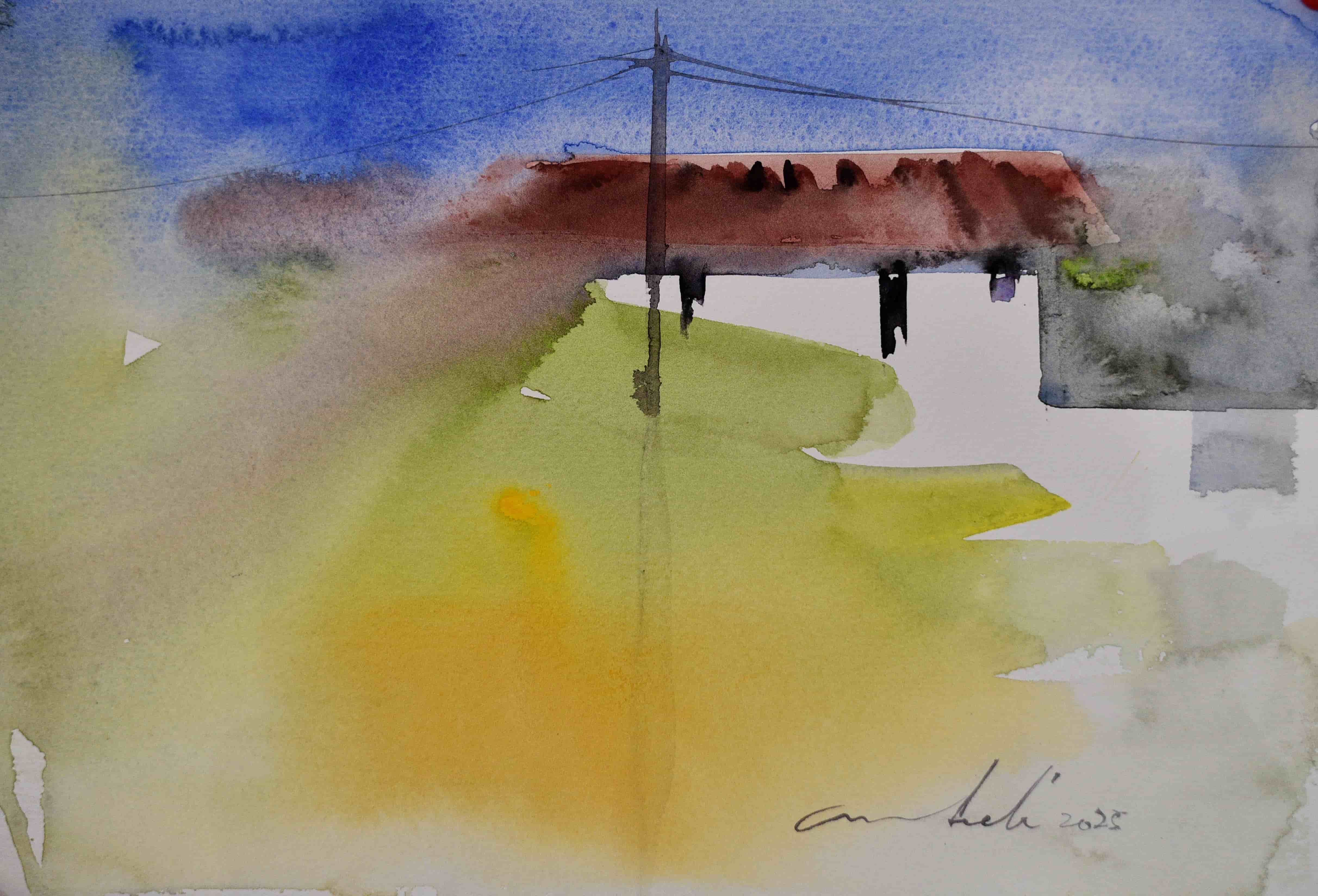 Abstracted Landscape In Sunlight