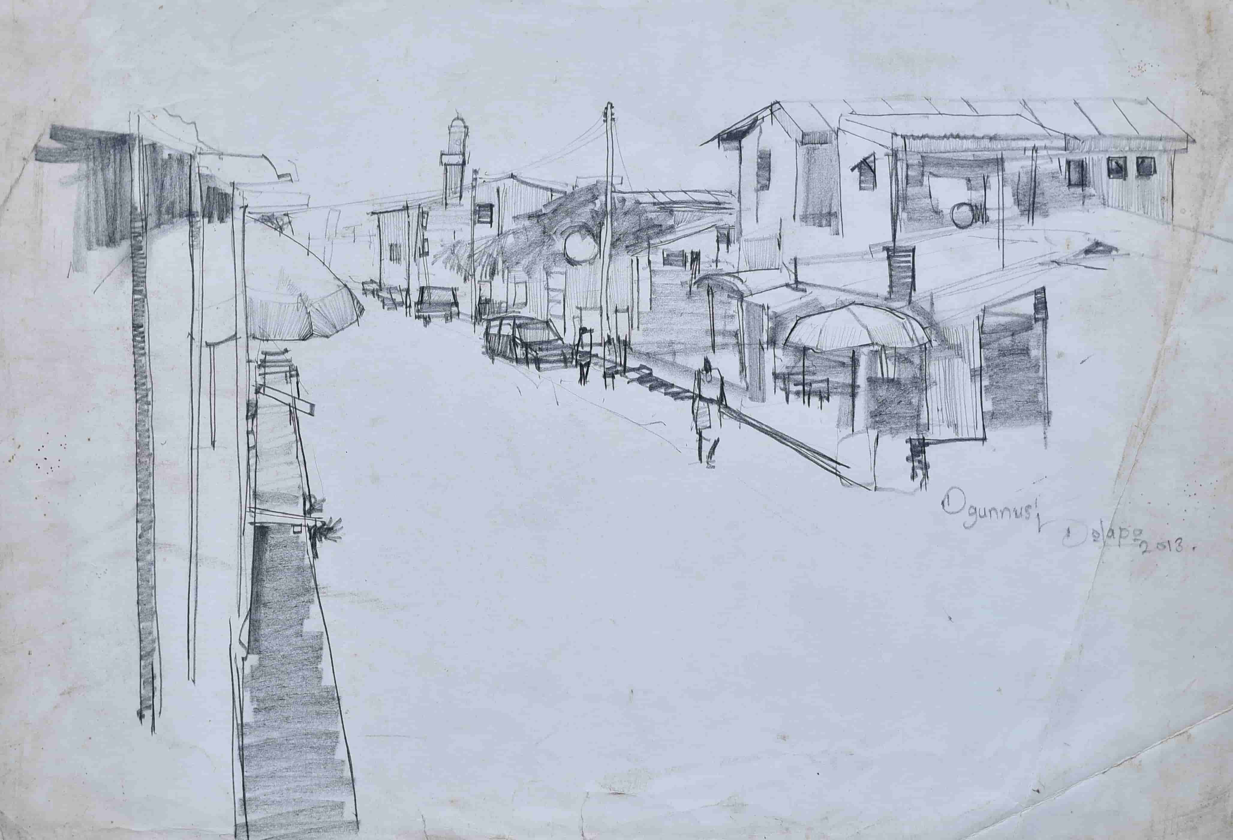 Orelope Street  (outdoor Study Along My Studio Street)