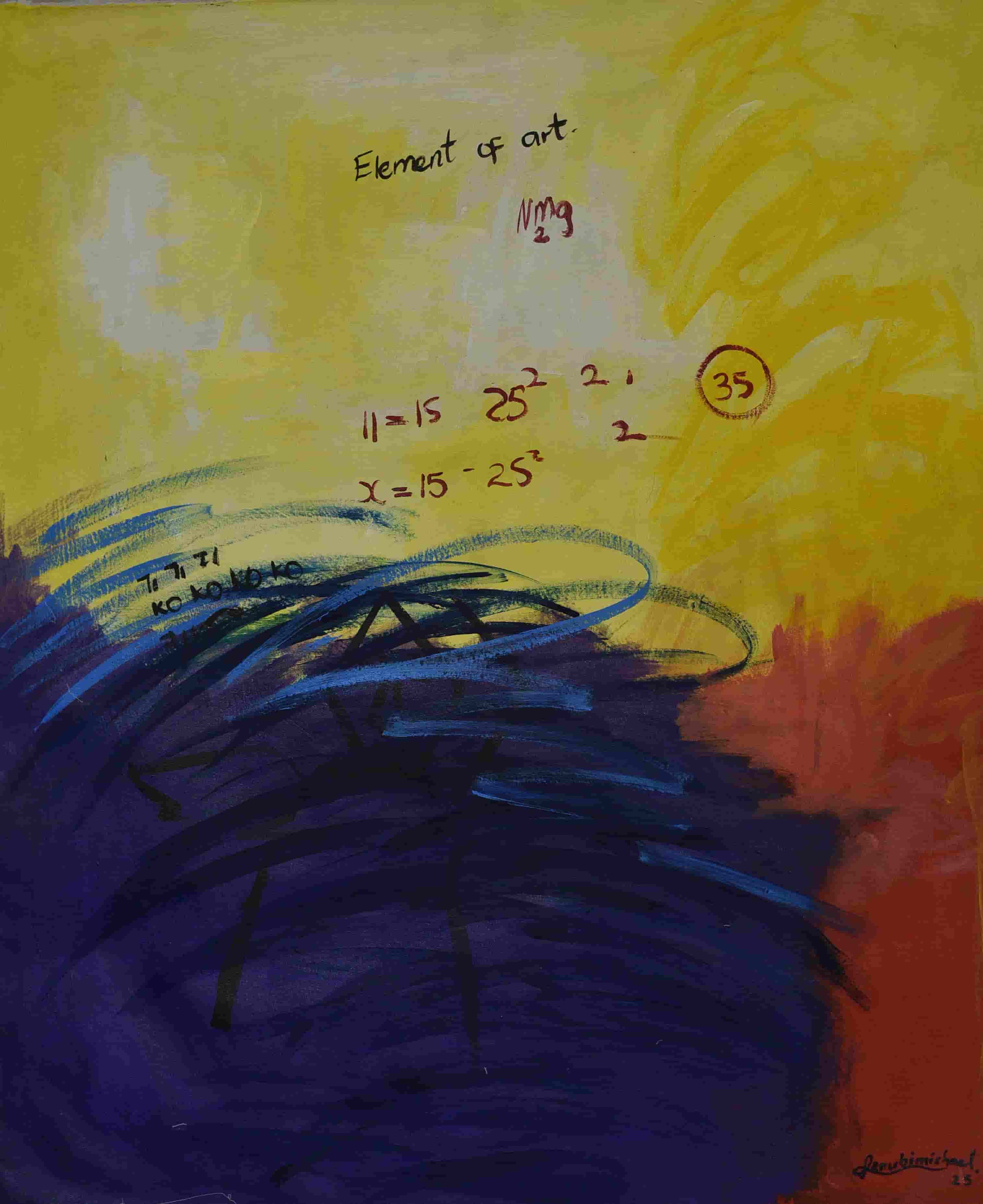 Element Of Art (abstracted Landscape)