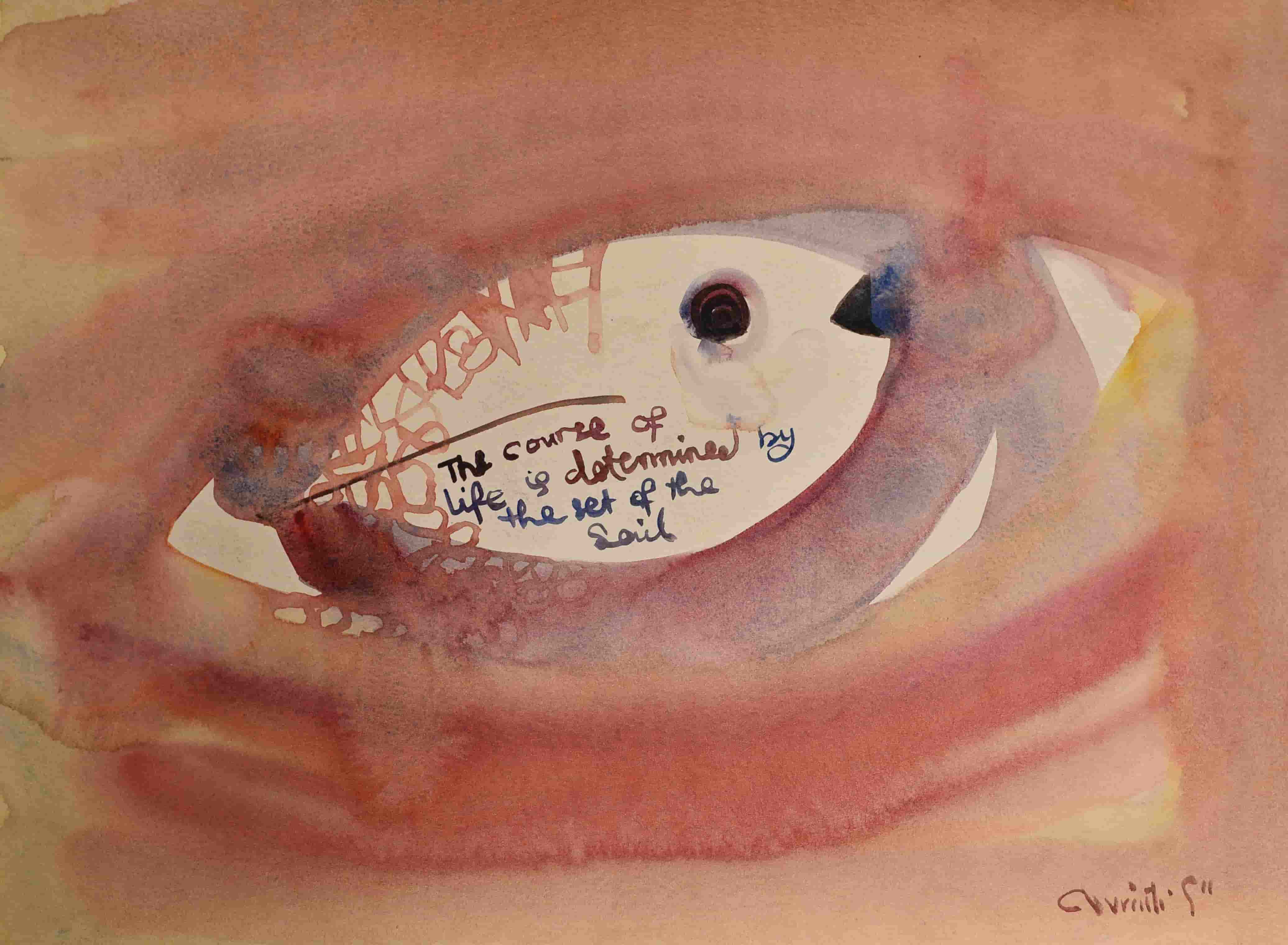 The Course Of Life Is Determined By The Set Of The Sail