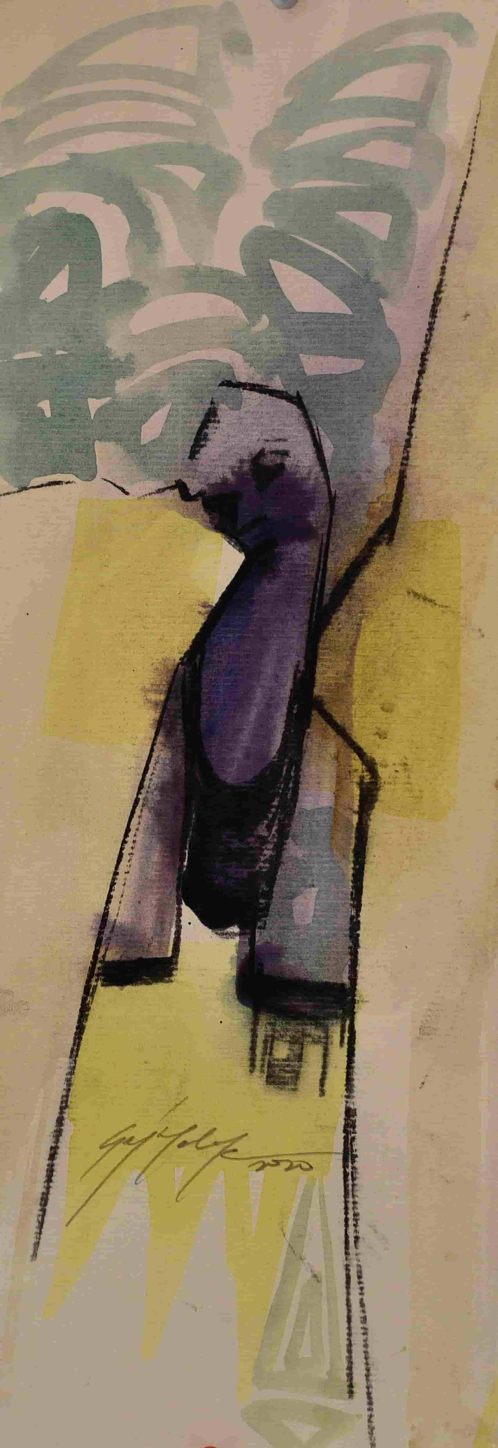 Violet Ochre Contemplation