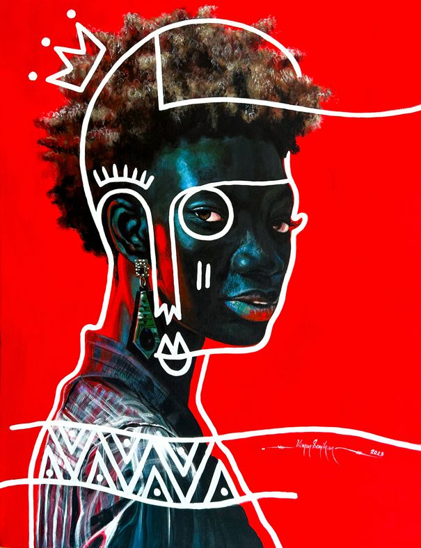 Red Crowned Presence