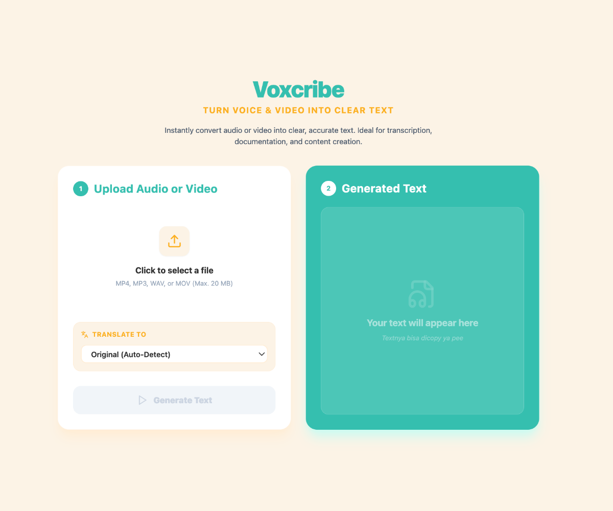 AI Voice to Text Preview