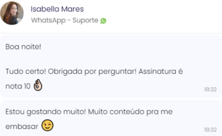 Depoimento Isabella Mares