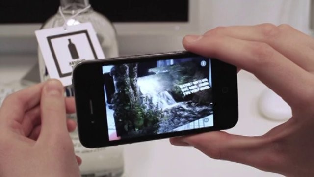 Absolut Vodka Augmented reality mobile app