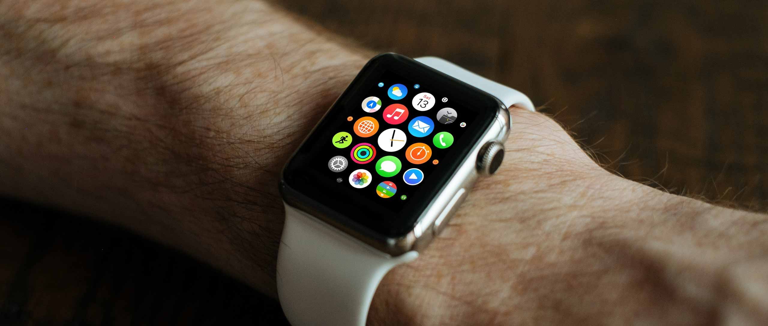 apple shaped touch screen watch