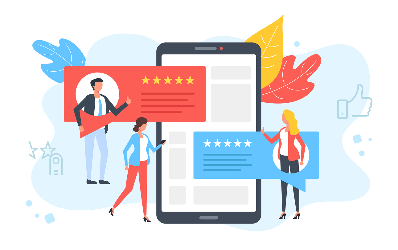 Cartoon image depicting UX design