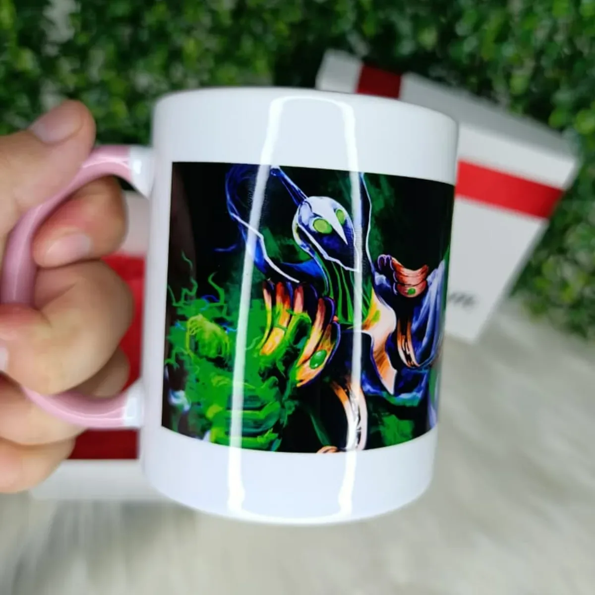 Taza 11 oz - Asa e Interior de Color Personalizada vista 3