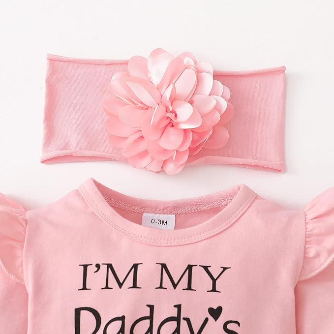 Newborn Baby Girl Clothes Long Sleeve Romper thumbnail 2