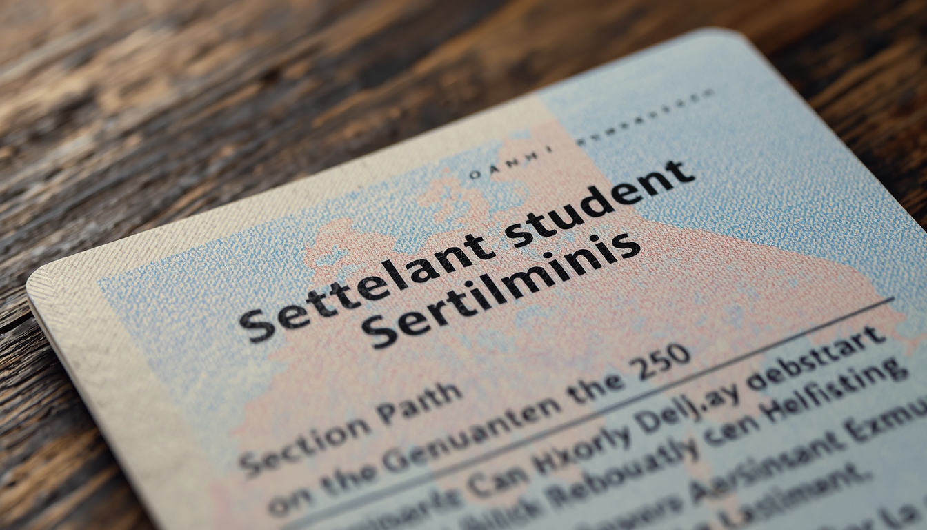 German University Graduates Permanent Residency Path - Settlement Permit for International Students (2026)