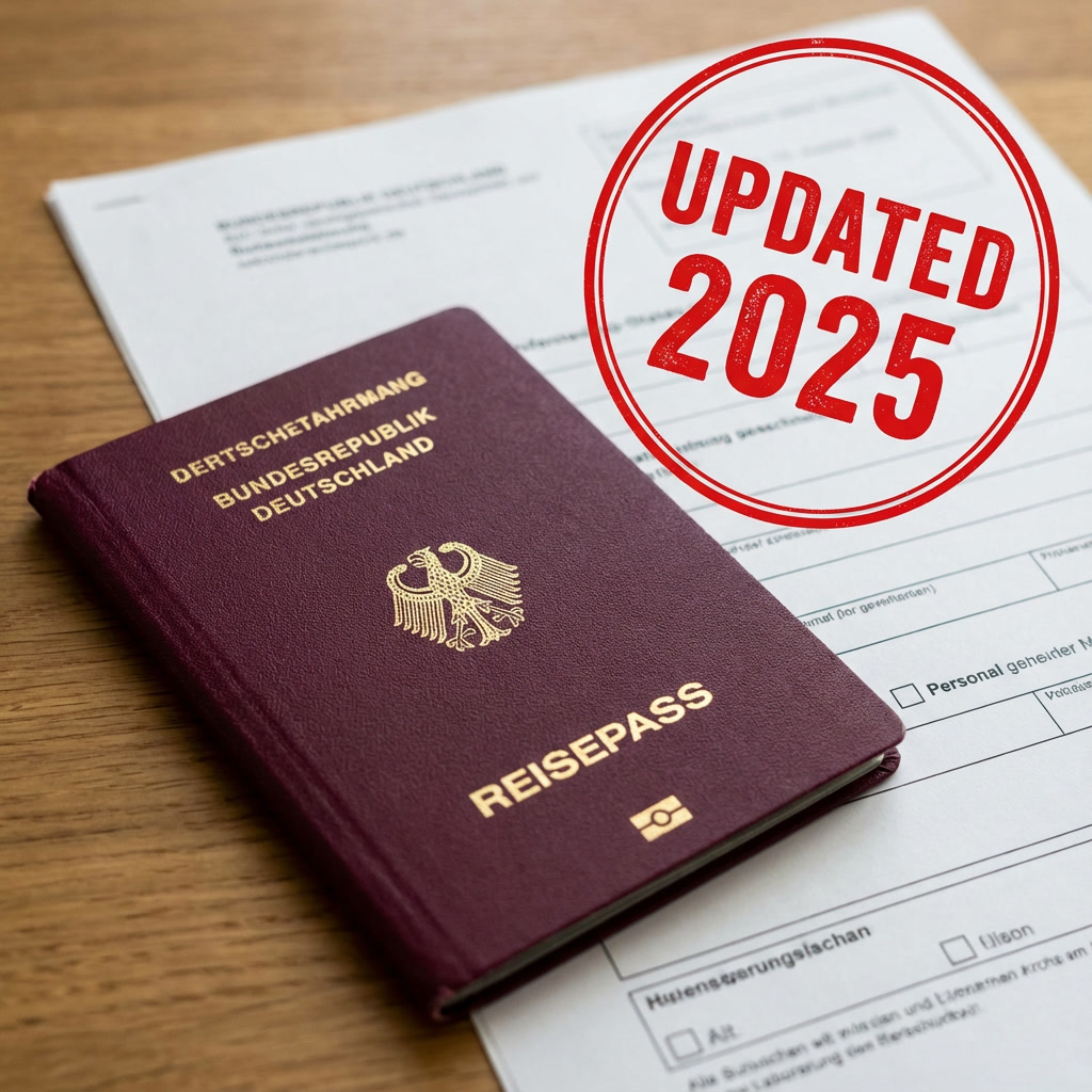 German Citizenship 2026 - German Passport Close-up (2026)