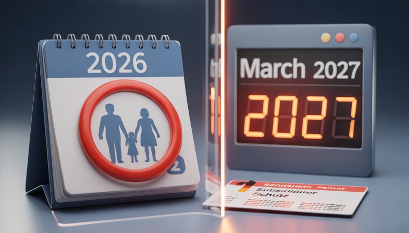 Family Reunification Suspension 2025-2027: Subsidiary Protection Holders (2026 Update)
