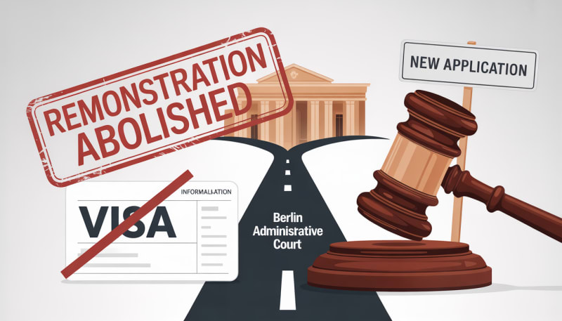 German Visa Remonstration Abolished: New 2026 Rejection Rules