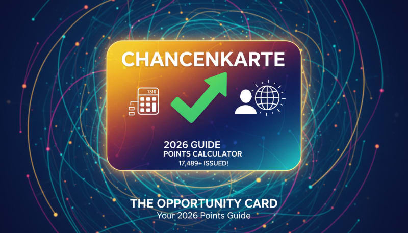 The Opportunity Card (Chancenkarte) in 2026: Complete Points Calculator Guide for Job Seekers