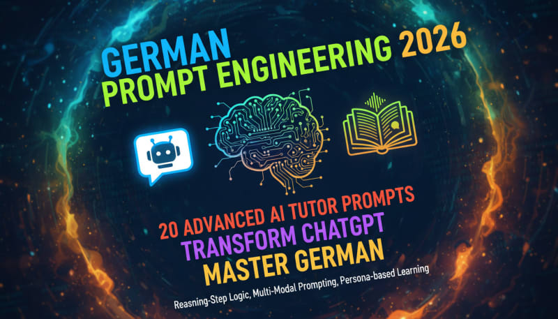 German Prompt Engineering 2026: 20 Advanced AI Tutor Prompts to Transform ChatGPT into Your Personal German Teacher