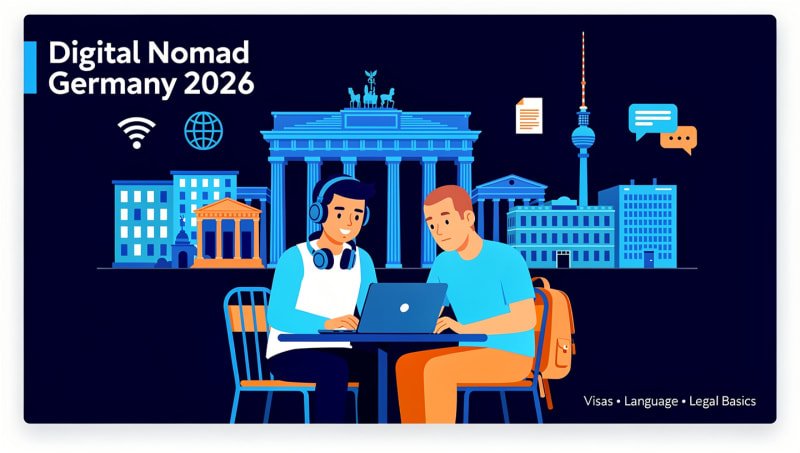 Digital Nomad's Guide to Germany: Language and Legal Requirements for Remote Workers (2026)