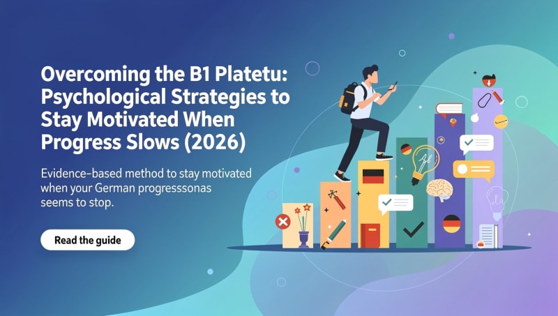 Overcoming the B1 Plateau: Psychological Strategies to Stay Motivated When Progress Slows (2026)
