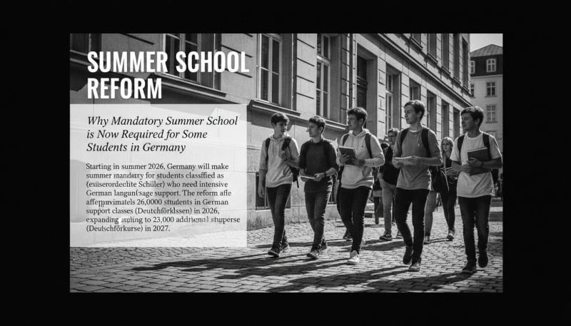 Summer School Reform: Why Mandatory Summer School is Now Required for Some Students in Germany