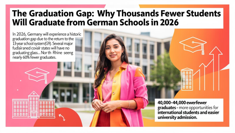 The Graduation Gap: Why Thousands Fewer Students Will Graduate from German Schools in 2026
