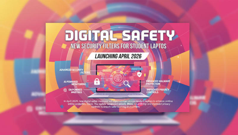 Digital Safety: New Security Filters for Student Laptops Launching April 2026
