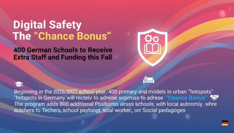 The "Chance Bonus": 400 German Schools to Receive Extra Staff and Funding this Fall