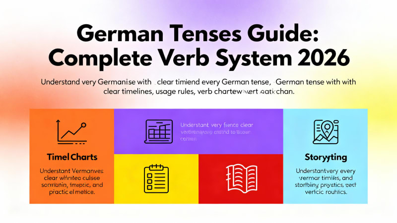 German Tenses Guide: Complete Verb System 2026 | German Online Tests