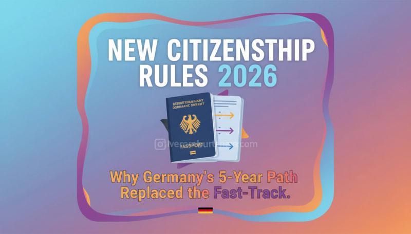 New Citizenship Rules 2026: Why Germany's 5-Year Path Replaced the Fast-Track