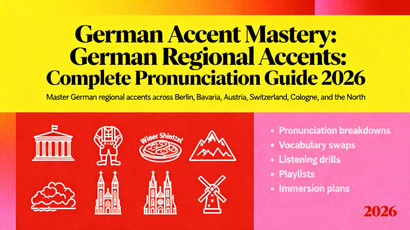 German Regional Accents: Complete Pronunciation Guide 2026 | German ...