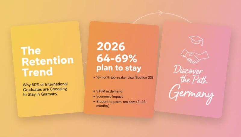 The Retention Trend: Why 60% of International Graduates are Choosing to Stay in Germany