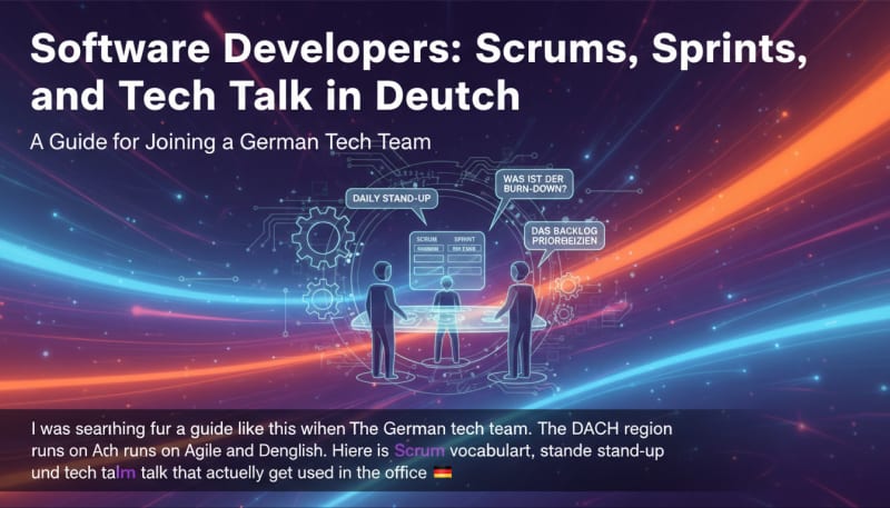 German for Software Developers: Scrums, Sprints, and Tech Talk in ...