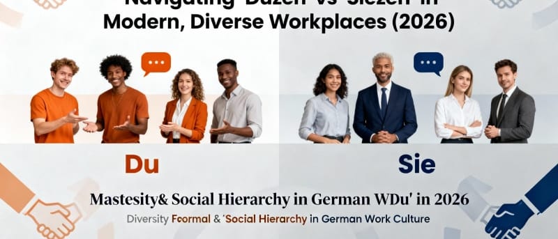 Duzen vs. Siezen at Work: 2026 German Office Guide
