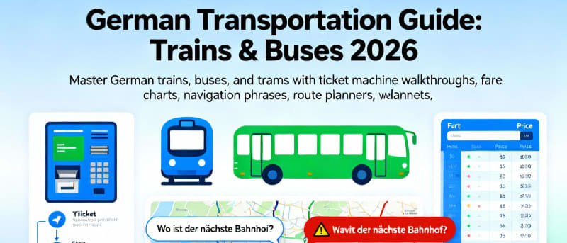 German Transportation Guide: Trains & Buses 2026