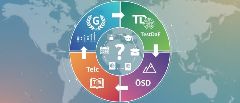 Which German Exam for Visa? Goethe vs. TestDaF vs. Telc (2026)