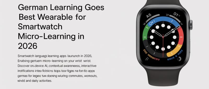 German Learning Goes Wearable: Best Apps for Smartwatch Micro-Learning in 2026
