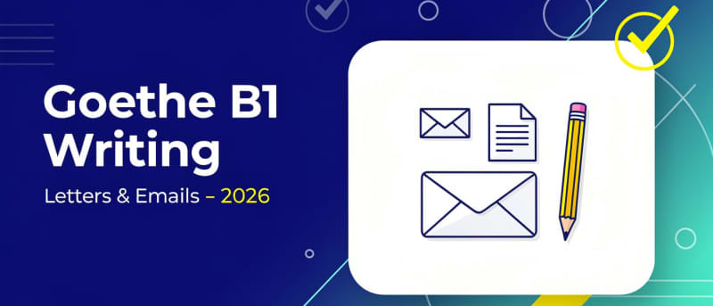 Goethe B1 Writing Exam: Letter & Email Templates That Guarantee Passing (2026)