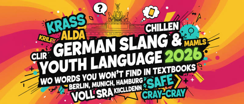 German Slang & Youth Language 2026: Words You Won't Find in Textbooks but Will Hear in Berlin