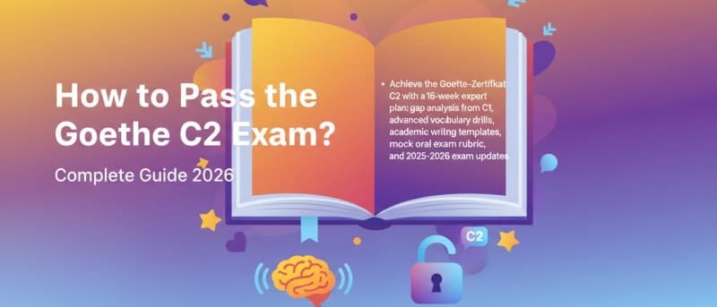 Master Goethe C2 in 2026: Ultimate Strategy & High-Score Prep