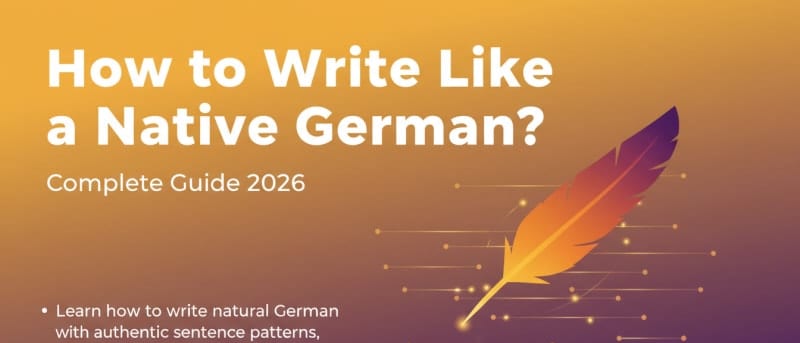 How to Write Like a Native German? Complete Guide 2026