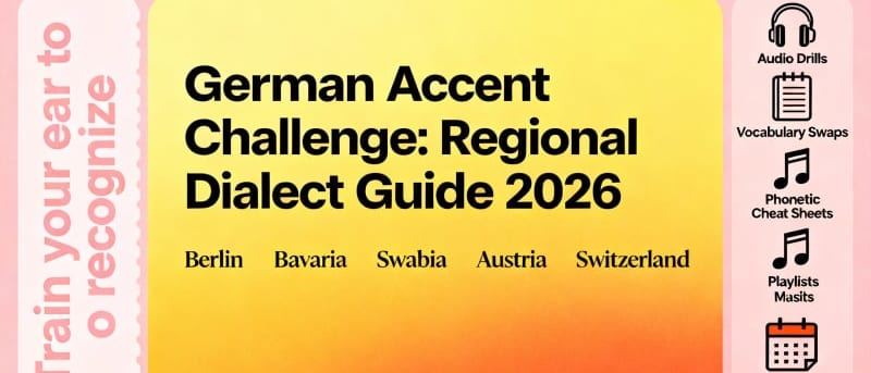 German Accent Challenge: Regional Dialect Guide 2026
