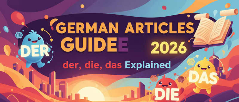 German Articles Guide: der, die, das Explained 2026