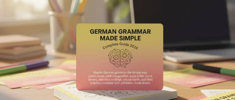 Master German Grammar: The Simple 2026 Shortcut Guide
