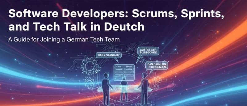 German for Software Developers: Scrums, Sprints, and Tech Talk in Deutsch