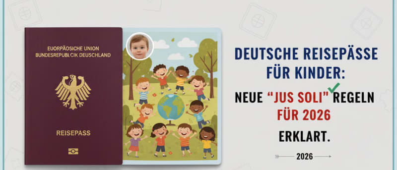German Passports for Children: New 'Jus Soli' Rules for 2026 Explained