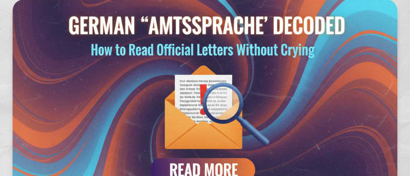 Stop Fearing German Mail: How to Decode Official Letters (2026)
