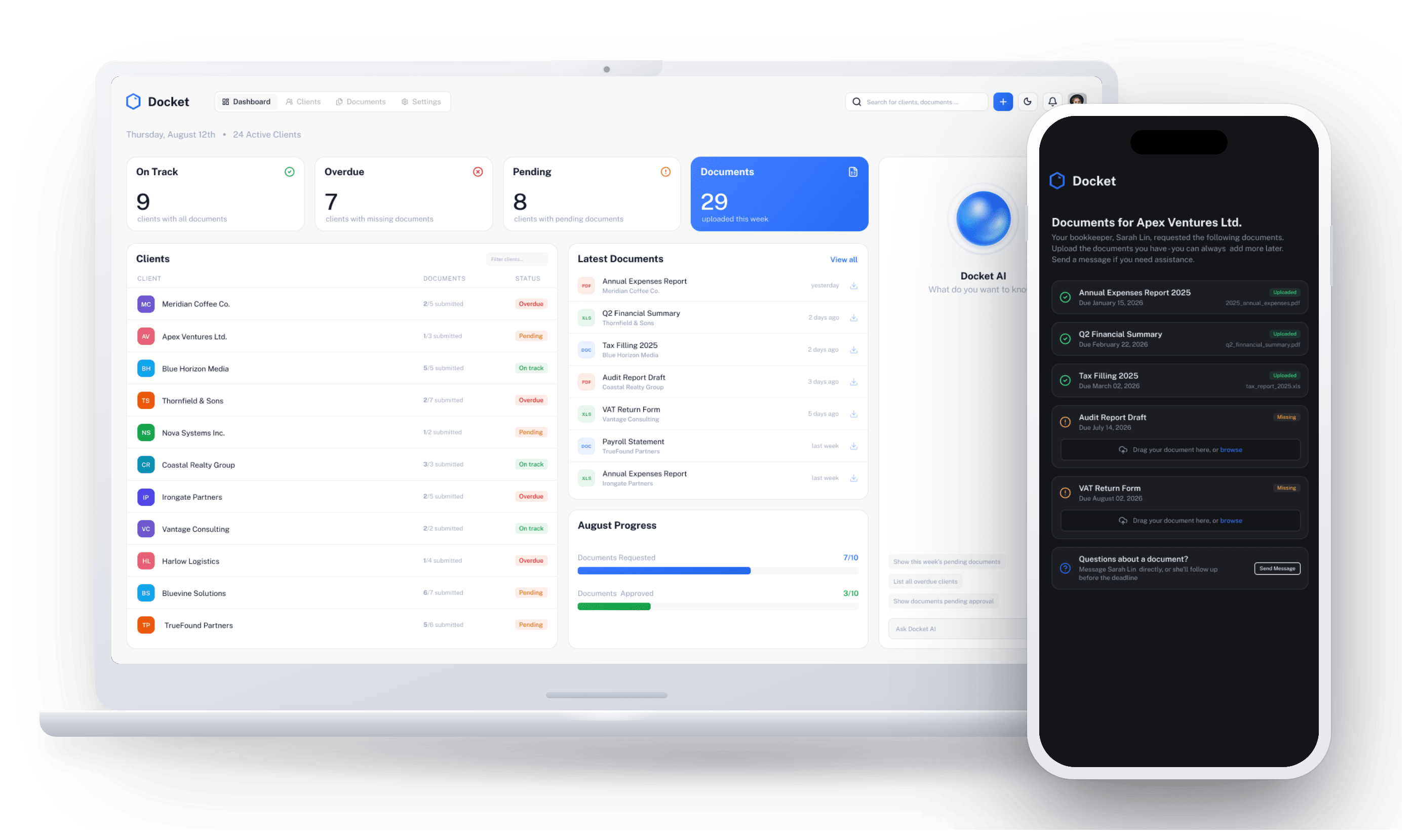 Docket app
