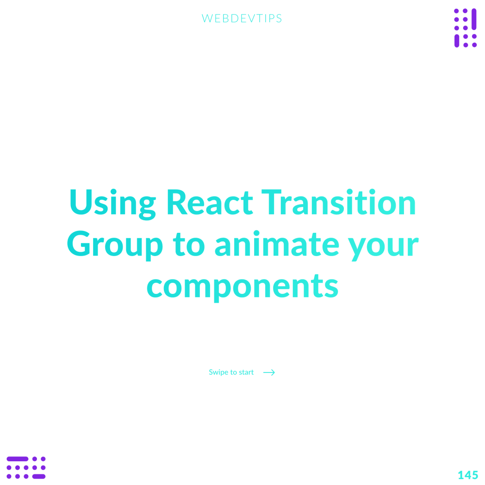 Using React Transition Group to animate your components